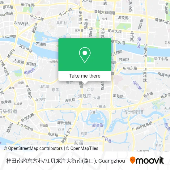 桂田南约东六巷/江贝东海大街南(路口) map