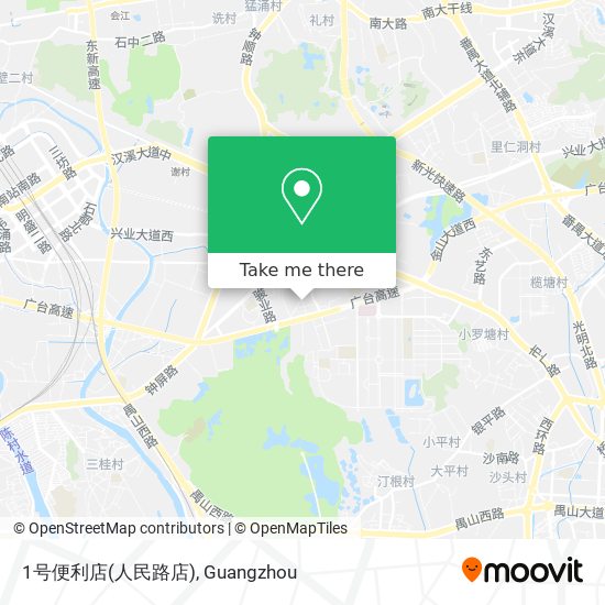 1号便利店(人民路店) map