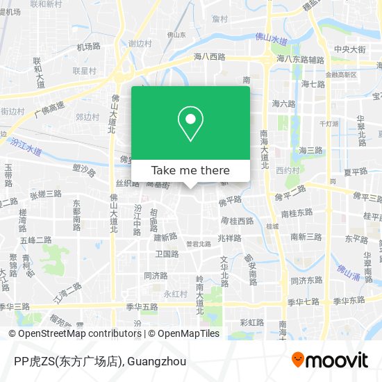 PP虎ZS(东方广场店) map