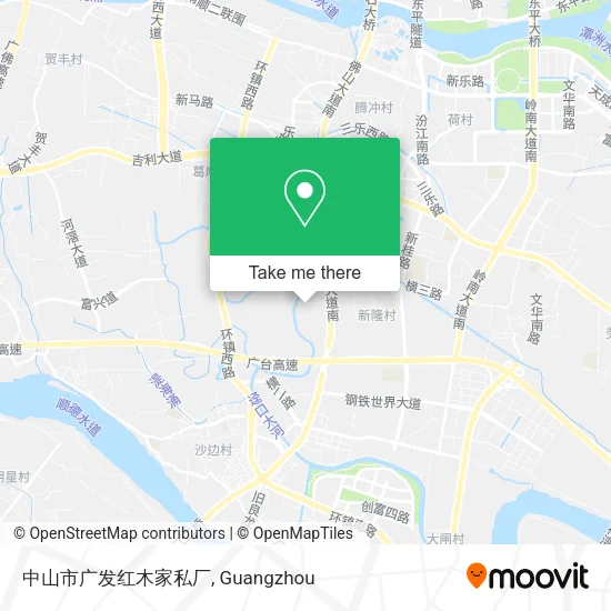 中山市广发红木家私厂 map