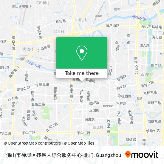 佛山市禅城区残疾人综合服务中心-北门 map