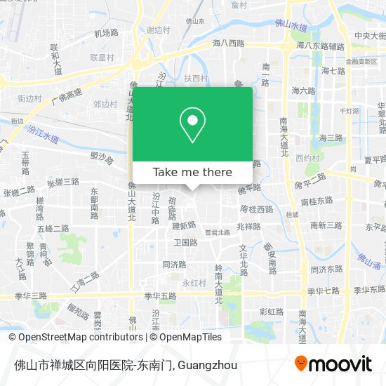 佛山市禅城区向阳医院-东南门 map