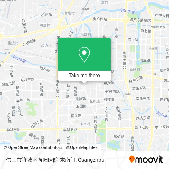 佛山市禅城区向阳医院-东南门 map