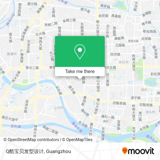 Q酷宝贝发型设计 map
