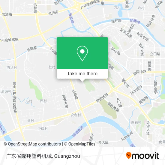 广东省隆翔塑料机械 map