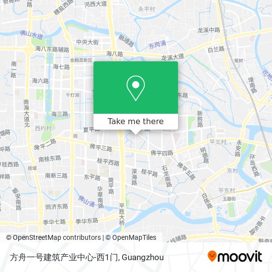 方舟一号建筑产业中心-西1门 map