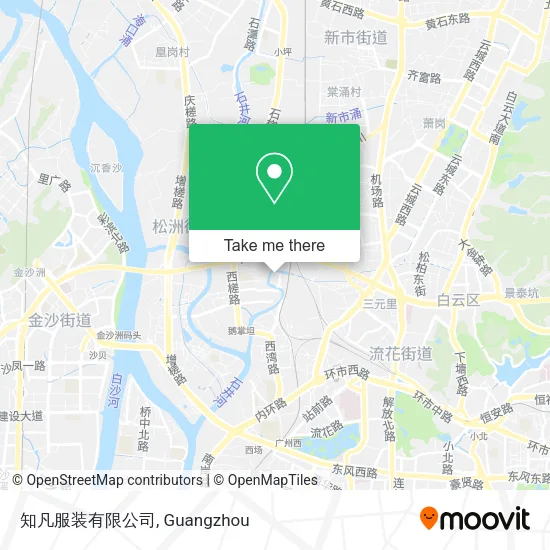 知凡服装有限公司 map