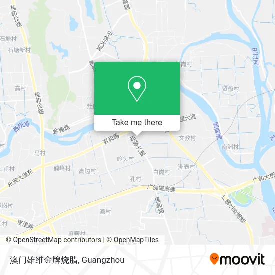 澳门雄维金牌烧腊 map