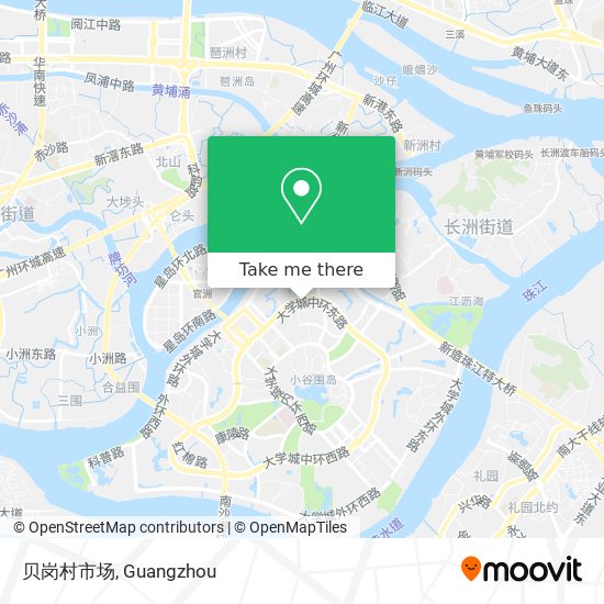 贝岗村市场 map