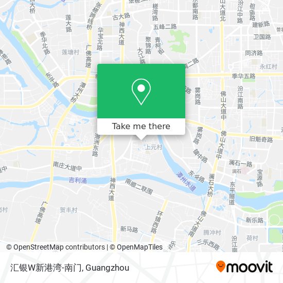 汇银W新港湾-南门 map