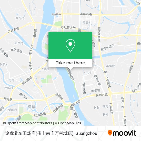 途虎养车工场店(佛山南庄万科城店) map