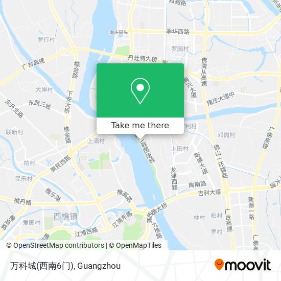 万科城(西南6门) map