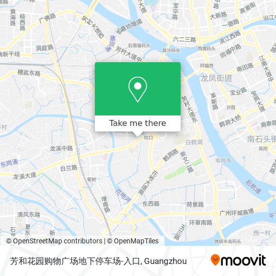 芳和花园购物广场地下停车场-入口 map