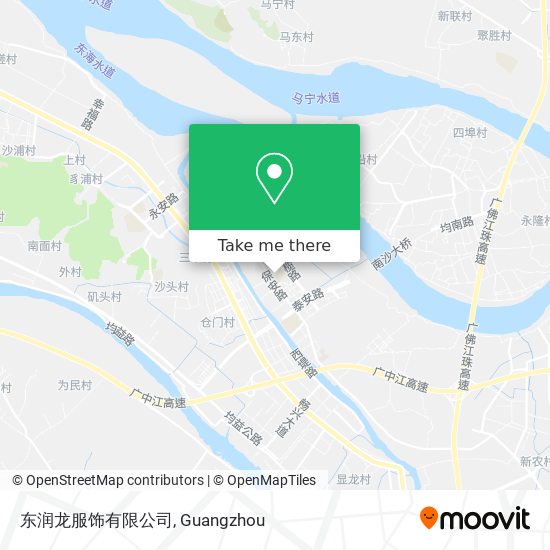 东润龙服饰有限公司 map