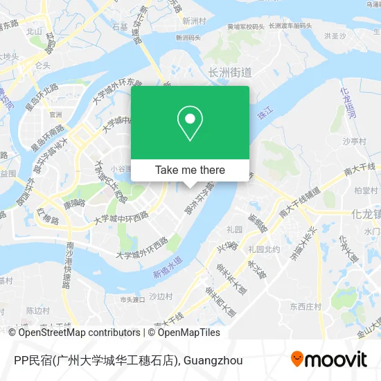PP民宿(广州大学城华工穗石店) map