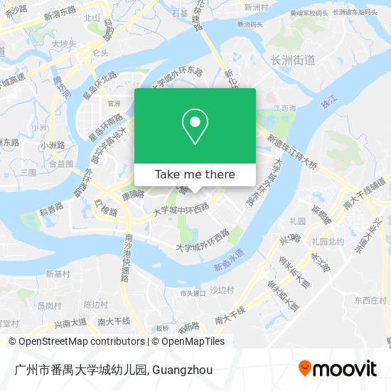 广州市番禺大学城幼儿园 map
