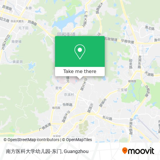 南方医科大学幼儿园-东门 map