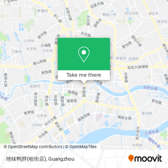 绝味鸭脖(哈街店) map
