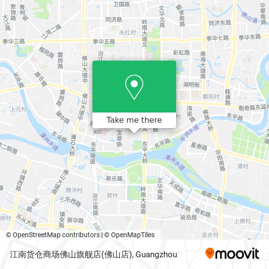 江南货仓商场佛山旗舰店(佛山店) map