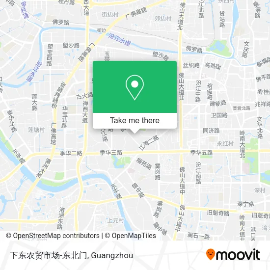 下东农贸市场-东北门 map