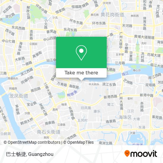 巴士畅捷 map