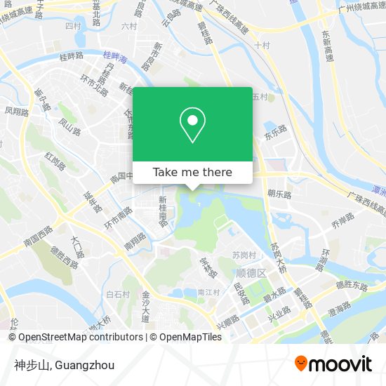 神步山 map