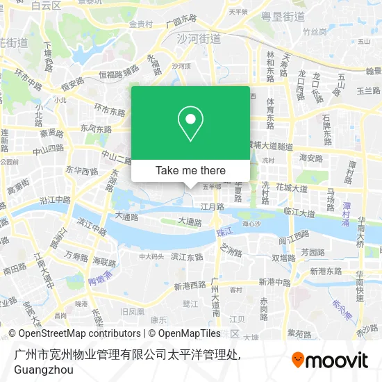 广州市宽州物业管理有限公司太平洋管理处 map