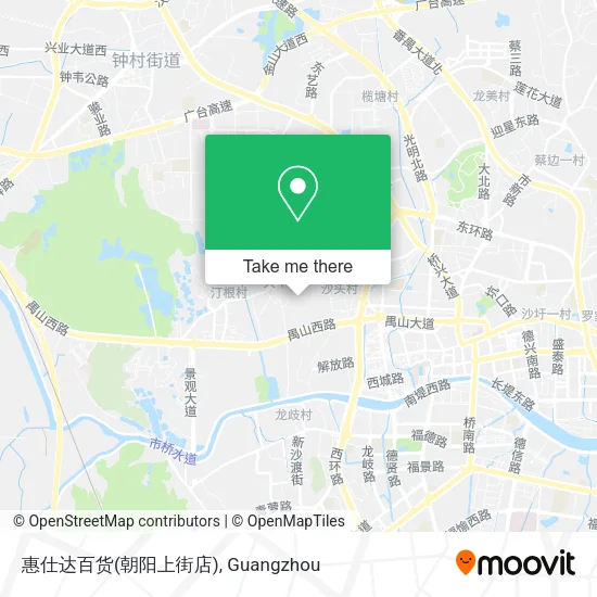惠仕达百货(朝阳上街店) map