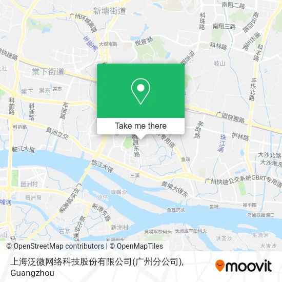 上海泛微网络科技股份有限公司(广州分公司) map