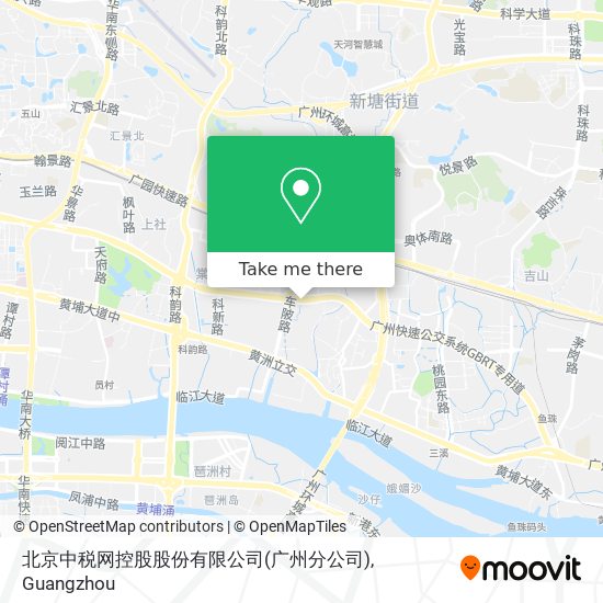 北京中税网控股股份有限公司(广州分公司) map