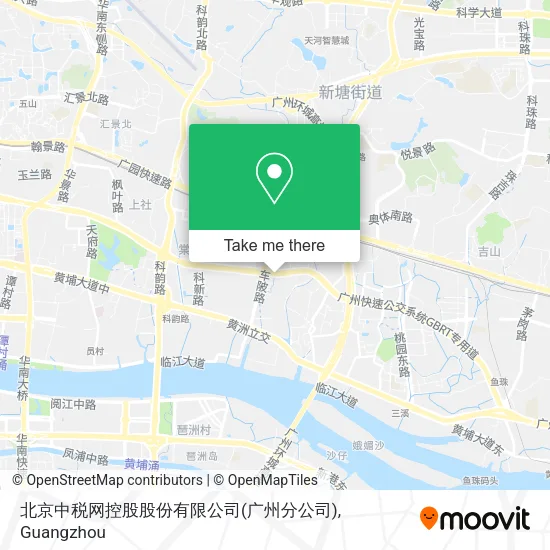 北京中税网控股股份有限公司(广州分公司) map