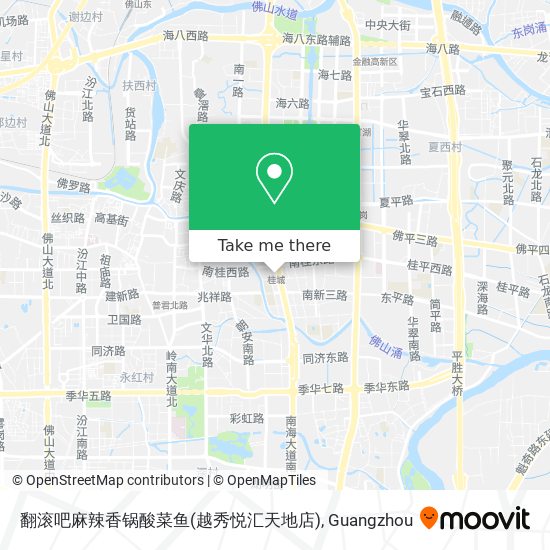 翻滚吧麻辣香锅酸菜鱼(越秀悦汇天地店) map