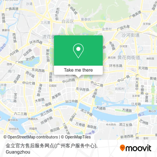 金立官方售后服务网点(广州客户服务中心) map
