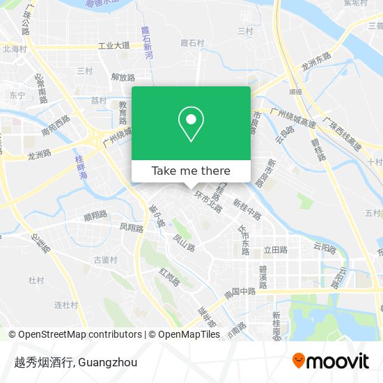 越秀烟酒行 map