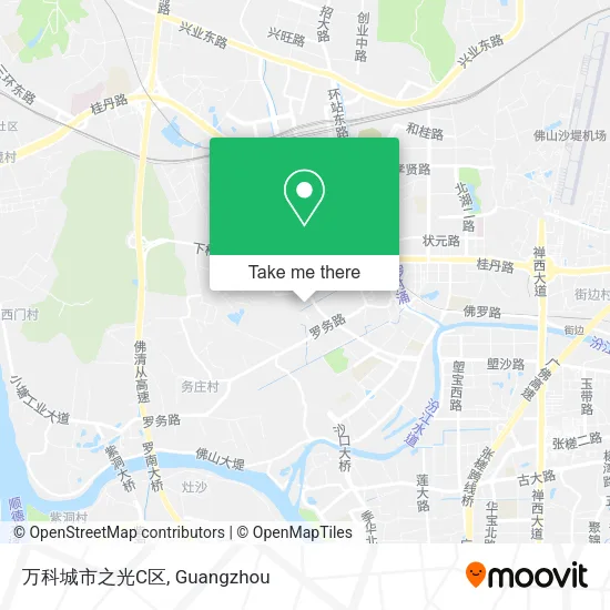 万科城市之光C区 map