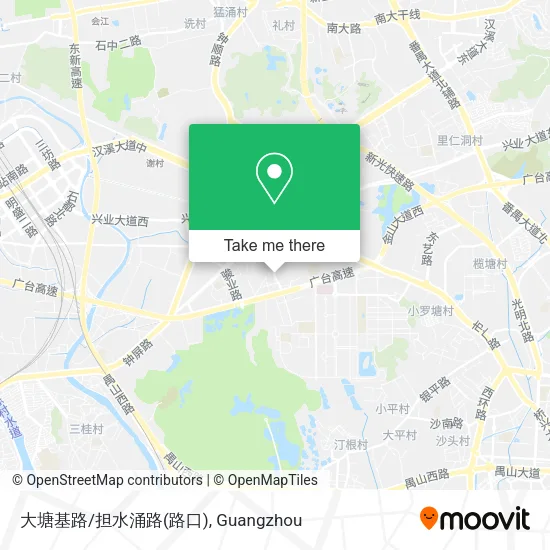 大塘基路/担水涌路(路口) map