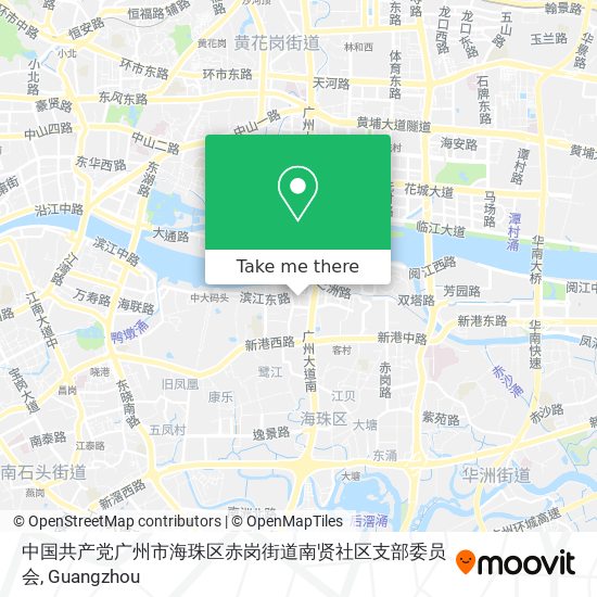 中国共产党广州市海珠区赤岗街道南贤社区支部委员会 map