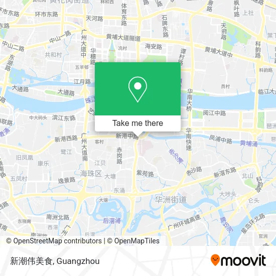 新潮伟美食 map