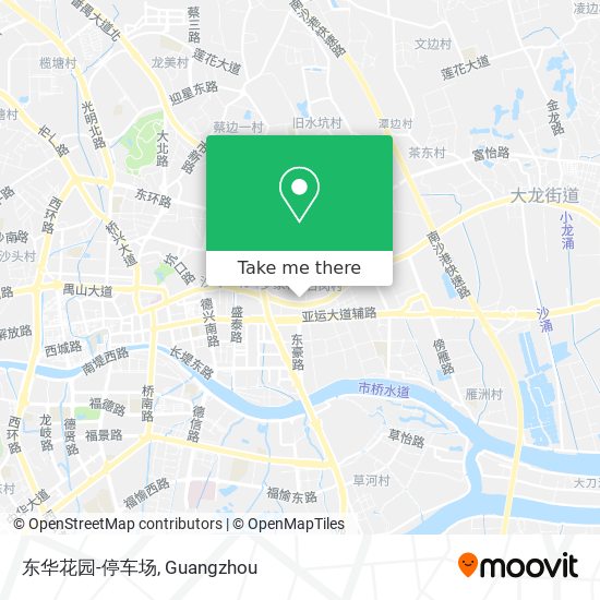 东华花园-停车场 map