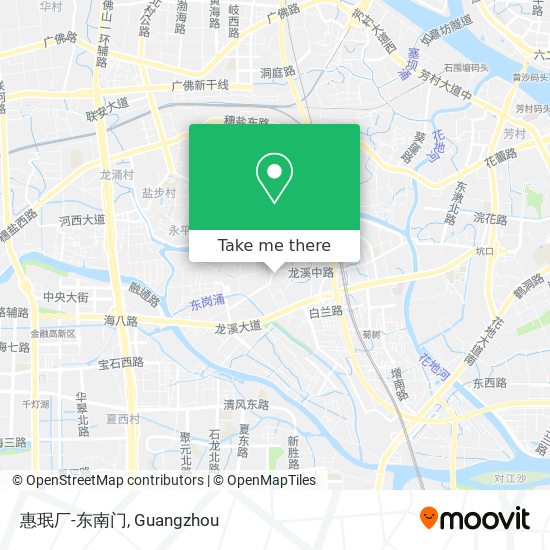 惠珉厂-东南门 map