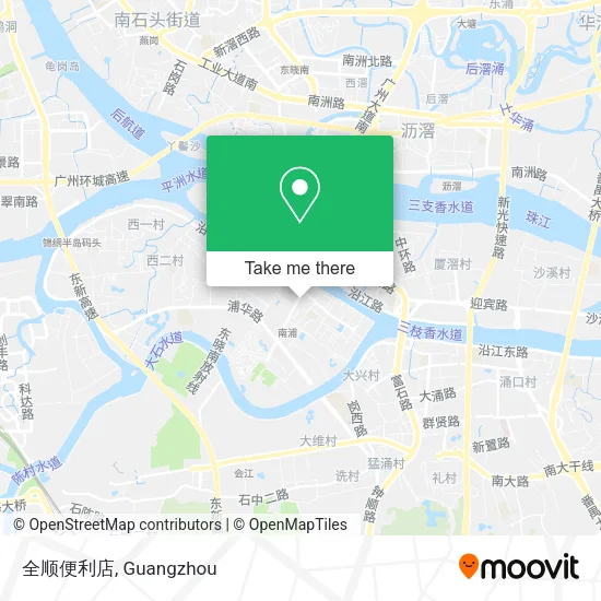 全顺便利店 map