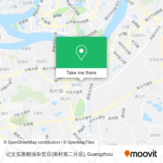 记文实惠粮油杂货店(南村第二分店) map