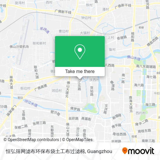 恒弘筛网滤布环保布袋土工布过滤棉 map