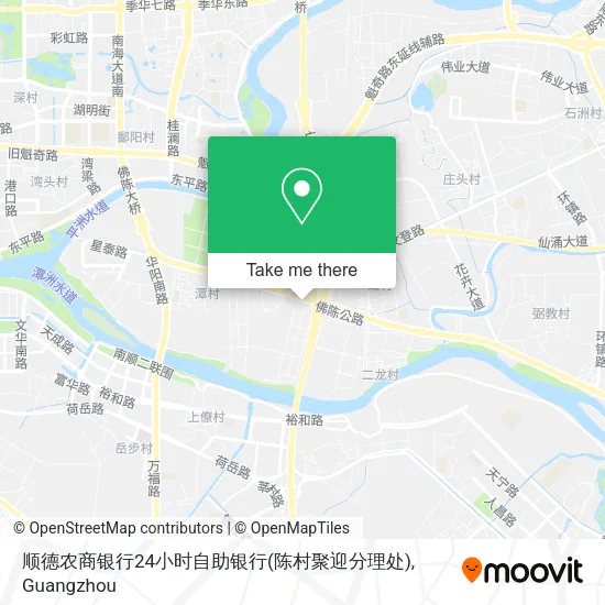 顺德农商银行24小时自助银行(陈村聚迎分理处) map