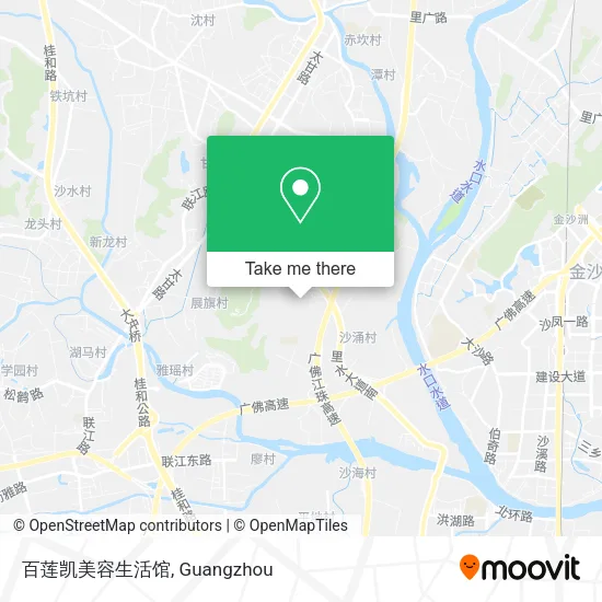 百莲凯美容生活馆 map