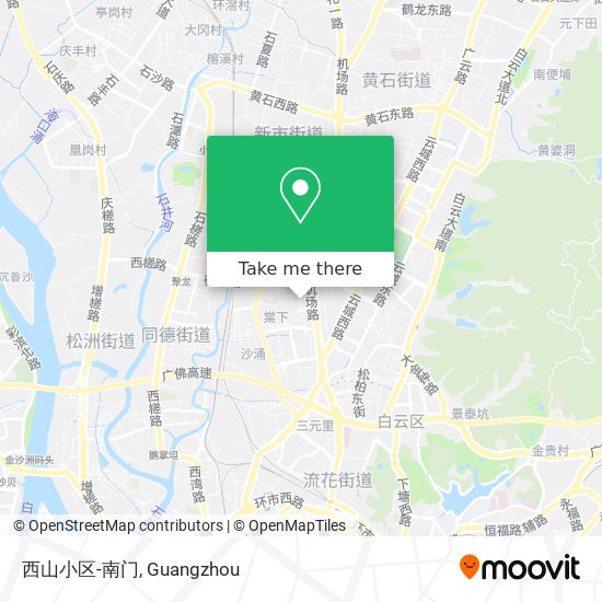 西山小区-南门 map