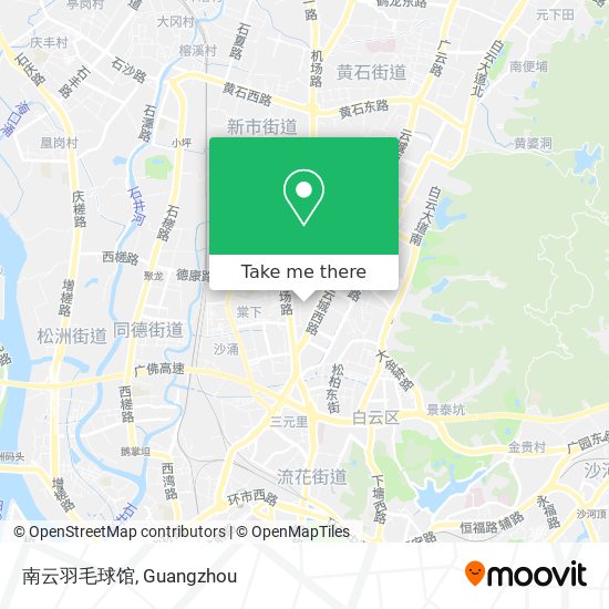 南云羽毛球馆 map