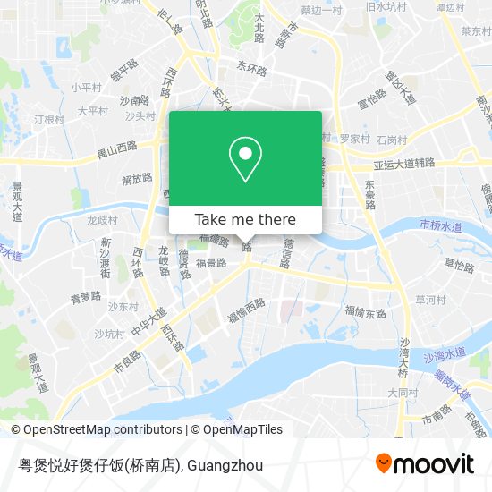 粤煲悦好煲仔饭(桥南店) map