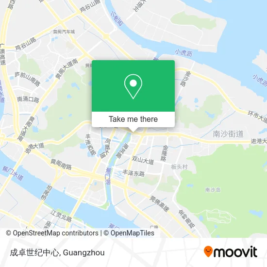 成卓世纪中心 map