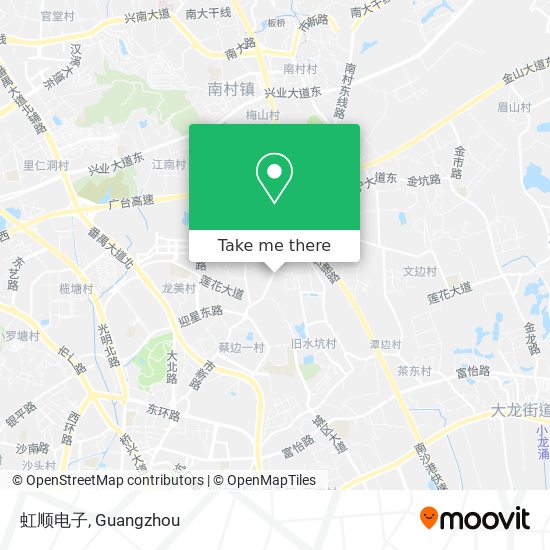 虹顺电子 map